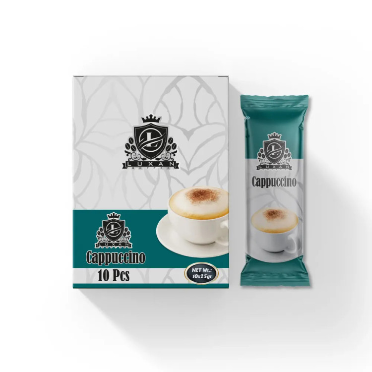 کاپوچینو ساشه ای لوکسان ( بسته 10 عددی)